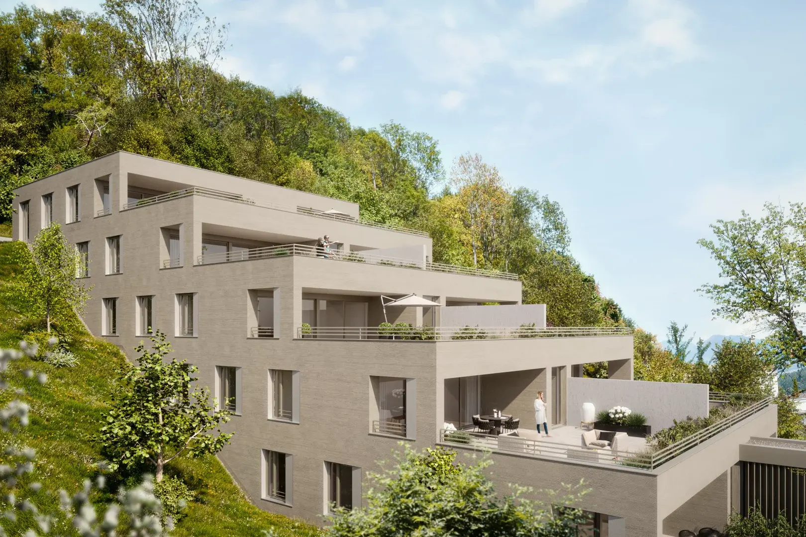 Hillside Außenansicht