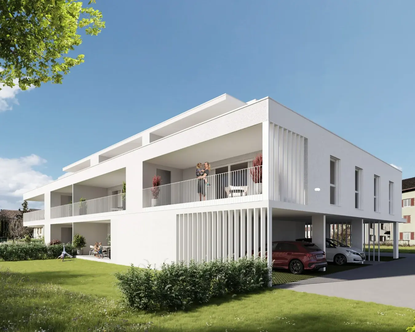 Außenansicht Wohnanlage Glattenstein Götzis